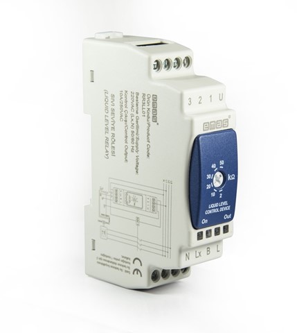 RR3 SeriesRail Mount 230VAC 1CO 10A (rezistif) Analog Liquid Level Electronic Relay